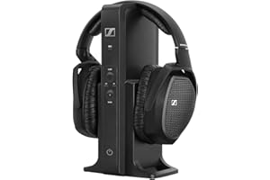 Sennheiser RS 175, Cuffia Wireless Tecnologia Digitale, Over-Ear, Nero