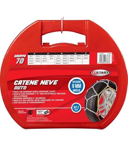 Chaine neige : PRO COMPACT 9 mm 175 80 R16 pas cher