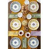 Bambum Moderna - 6'lı Porselen Pasta Tabağı Leo