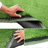 1. Tamaño - 2x1m, cifrado engrosado 1.5CM.Reemplazo, más duradero, el respaldo del césped tiene orificios de drenaje.