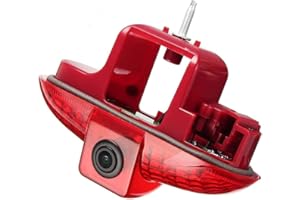 KNRAGHO Rückfahrkamera Vivaro Kamera an 3. Bremsleuchte Dachkante Einparkhilfe (NTSC) für Vauxhall Vivaro X82 Mk3 Opel Vivaro Trafic Talento(2001-2014) Passend fürAutoradio DVD(2001-2014)