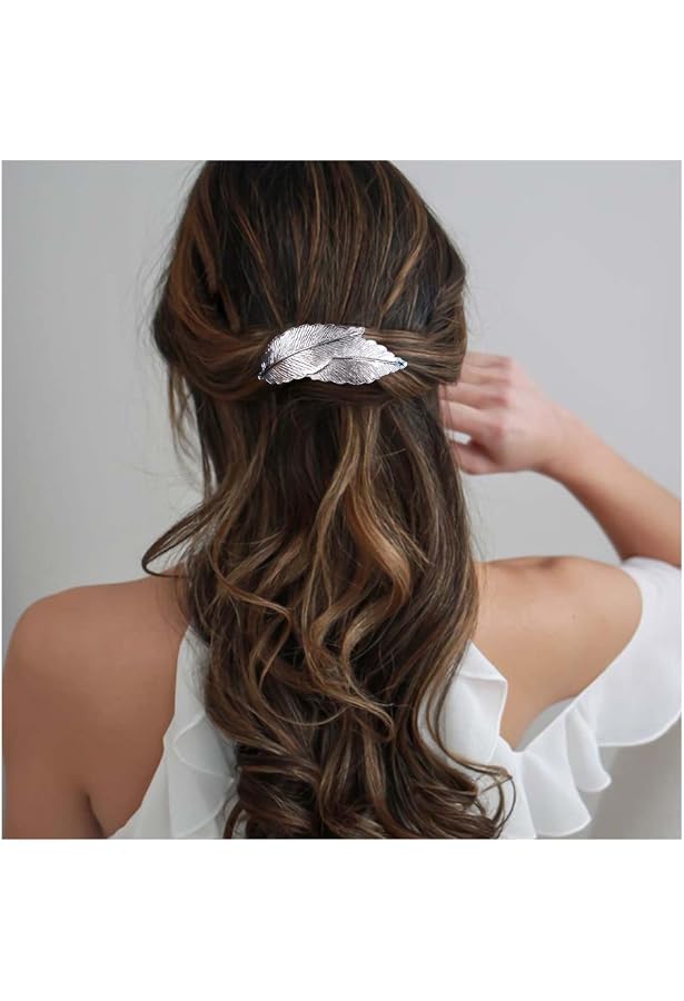 Barrette à Cheveux Géométrique Cimenexe - Métal Argenté Bohème Pour Femmes