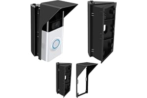 ZAHALA BATTERY Video-Türglocke verstellbarer Halter Kompatibel mit Video-Türglocke 2/3/3 Plus/4 & Batterie Video-Türglocke (2024) / Plus / Pro, Winkelhalter verstellbarer Türglocke Montage Halter Keil Kit