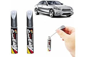 TUKNON Pluma De Retoque del Coche,Rotulador Arañazos Coche,Bolígrafo De Reparación Arañazos Coche,Rotulador De Reparación De Arañazos,Rasguños Reparación De Pintura Pluma,2 Piezas (Plata)