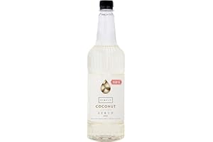 Simply Sugar Free Coconut Syrup, Low Calorie, Vegan & Nut Free Flavoured Syrup for Coffee, Cocktails & Baking (1 Litre)
