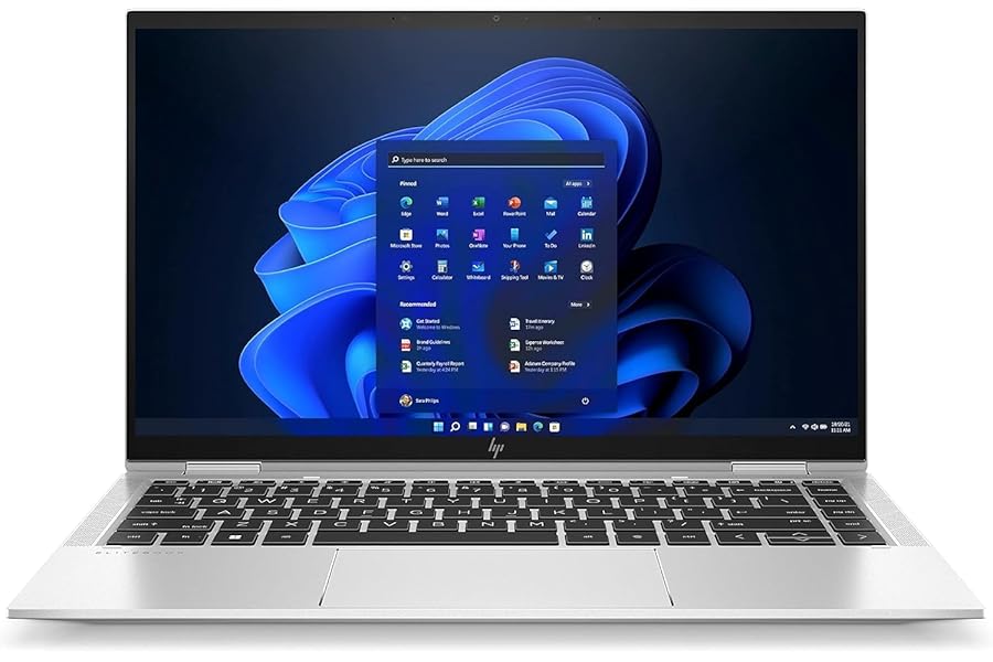 HP EliteBook x360 1040 G8 2-in-1 Touchscreen Laptop Notebook Intel i7-1185G7, 32GB RAM, 512GB NVMe Windows 11 Pro Black (Renewed)