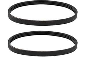 YINETTECH 2 Correas de Transmisión para Sierra de Cinta 130J Tipo Acanalado 340 Mm Compatible con Metabo Y Compatible con Elektra Beckum BAS 250 G