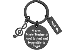 KUIYAI Regalo per insegnanti di musica, regalo per la festa dell'insegnante, regalo di pensionamento per insegnanti di musica, regalo di apprezzamento per insegnanti di musica