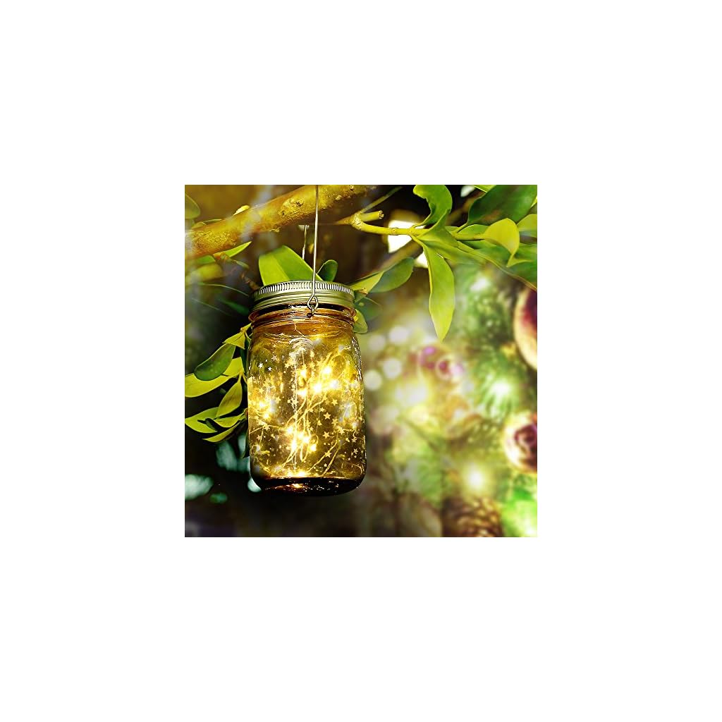 Star Solar Garten Leuchten – Einmachglas lights-led, die Hängende