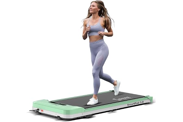 Cockatoo Smartpad 3.0 (3HP Peak) Walking Pad for Home, Remote Control, Max User Weight 90 Kg, Walkpad with Manual Adjustable 2 Incline Levels and 0.8-8 Km/Hr Speed Range, White and Green