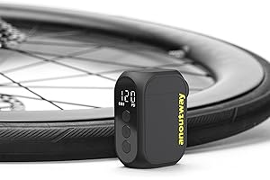 Tiny Pump anoutway Mini-Fahrradpumpe, elektrische luftpumpe mit digitalem Manometer, Elektrische Fahrradluftpumpe, automatisc