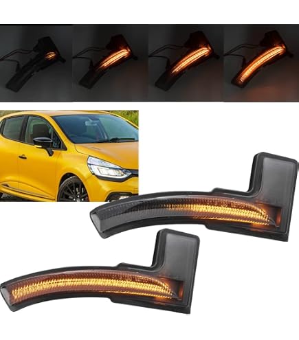 2 Clignotants LED Dynamiques Pour Renault Clio IV/Captur/Zoe | MKptopia | Amber
