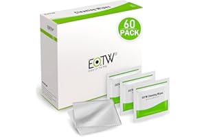 ‎EOTW Bildschirm Reinigungstücher Brillenreinigungstücher Brillenputztücher für Brillen/Scheiben/Brillen/Sonnenbrillen/Skibrillen/Lesebrillen/Fahrradbrillen 60 Stück