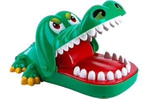 (medium) - Sipobuy Crocodile Toy Classic Mouth Dentist Bite Finger Family Game Children Kids Action Skill Game Toy