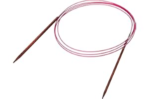 KnitPro KP25363 Aiguilles Circulaires Fixes Bois Rose 150 cm x 4 mm