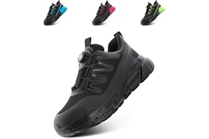Loiston Chaussures de Sécurité Femme Chaussure de Travail Femme Légère Basket Sécurité Embout Acier Antidérapante Respirantes EU36-42