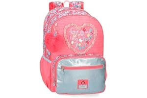Enso Together Growing Mochila Escolar Doble Compartimento Rosa 32x42x13 cms Poliéster 23,94L