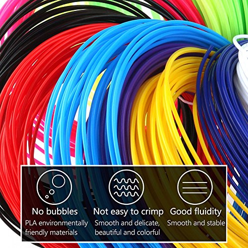 Colorstar 3D Pen Filament PLA Nachfüllungen Filament 3 Stück 10m 1,75 mm für 3D Druck Pen 3D Drucker Stift - 6