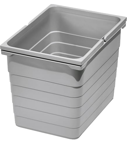 BLANCO FLEXON II Low XL 60/3 – Sistema Rifiuti Per Armadi 60 Cm – 1 Secchio 30L + 2x8L – Montaggio In Cassetto