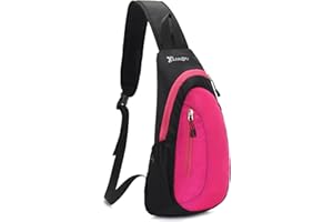 Januts Sling Bag Sling Shoulder Backpack Small Rucksack for Men Lightweight One Strap Shoulder Chest Bag Waterproof Anti-theft Casual Men Women Bags for Hiking Cycling Travelling Outdoor