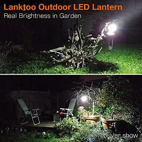 Lanktoo 2-In-1 Rechargeable Camping Lantern & 6400mAh Power Bank – IP65 Ultral Bright Magnetic LED Light for Camp Tent Working Ourdoors Hiking Fishing Emergencies - 4