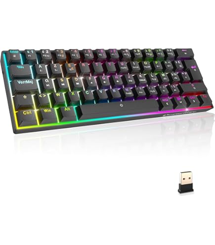 The G-Lab - Keyz Thallium - Clavier Mécanique 60% USB - Red Switch Interchangeab