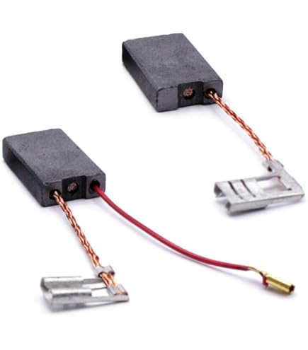 2 x Trade-Shop Motor Carbon Brushes (A65/A69) 6 x 16 x 24 mm
