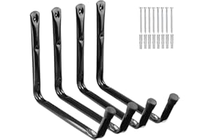 PiPaFox Crochet de Rangement de Garage Géant Fixé Au Mur, Support Accrochant Résistant de 32cm Pour la Planche de Surf, échelle, Kayak