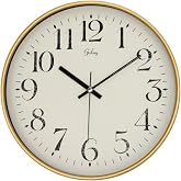 Emores 30 Cm Real Glass Quiet Mechanism Wall Clock