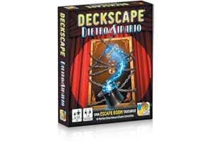 DV Giochi- Deckscape-Dietro Il Sipario-Una Escape Room Tascabile-Edizione Italiana, Multicolore, DVG5703