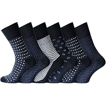 Sock Shop - 3 Paia Calzini Uomo Diabetici In Cotone - Morbidi, Non Stringono, Taglia Unica 39-45 - 3
