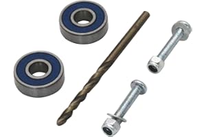 TAKPART Kit de reparación de rodamientos de brazo limpiaparabrisas 80010797 7701061770 compatible con Grand Scenic II