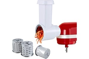 Gdrtwwh Trancheuse pour hachoir à légumes KitchenAid, râpe à fromage, râpe à salade