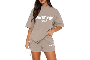 JKJFJKA Womens Tracksuit Set Summer Summer 2 Piece Outfits Causal Oversized Loose T-shirt & Shorts, Short Sleeve Workout Top & Bottom Tracksuits