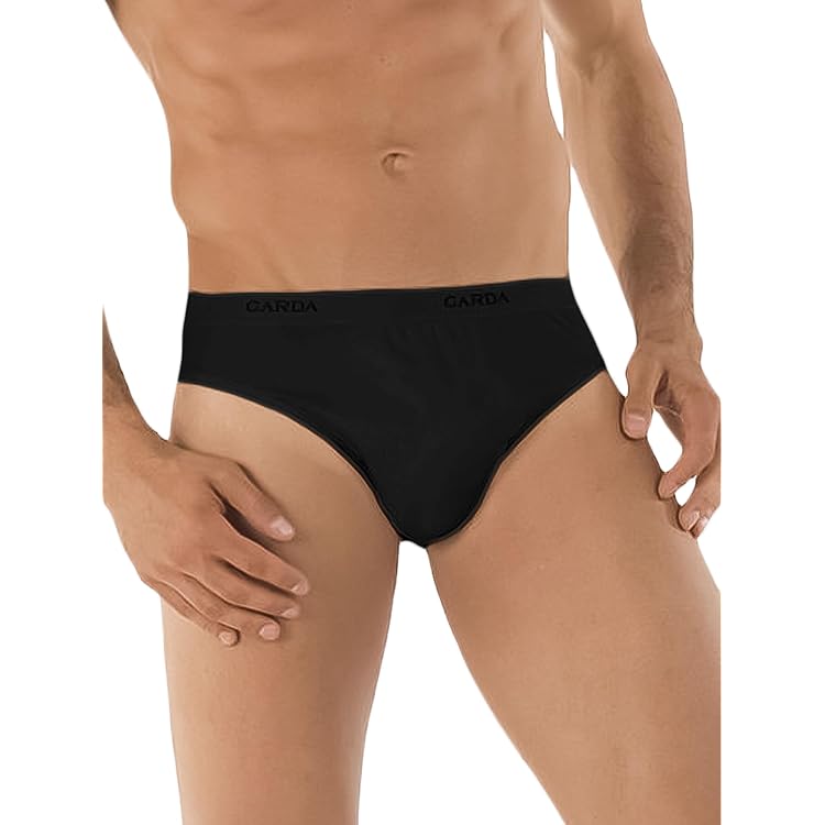 Slip Uomo In Cotone Mercerizzato GARDA - Confezione Da 6, Minislip Con Elastico Interno E Ricamo, Comodi E Traspiranti