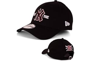 New Era Caps – męska czapka baseballowa czapka – limitowane wzory – NBA NFL MLB – Yankees Lakers Bulls Dodgers Raiders Chiefs, New York Yankees czarny V1, jeden rozmiar
