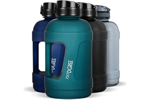 720°DGREE Butelka na wodę "uberBottle" + sitko do owoców - 350 ml, 500 ml, 650 ml, 1l, 1,5 l, 2 l, nie zawiera BPA, wodoodporna, szczelna, wielokrotnego użytku, lekka, idealna do szkoły, sportu,