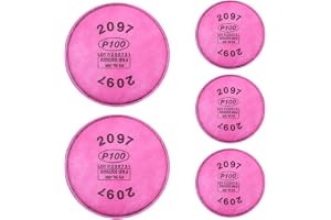 ieron 2097 Partikelfilterbomull för organisk ånga och partiklar - 5-pack