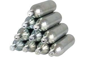 WECOMATIC Lot de 10 capsules d'argon de protection du vin - 6,5 g - Avec filetage 3/8" - Longueur : 8,85 cm