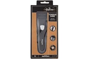 ESPRIT GENTLEMAN THE BARB XPERT - Franck Provost - Tondeuse Barbe - Rasoir Électrique pour Homme - Multiples Accessoires pour Entretien de la Barbe et Moustache - Piles Incluses