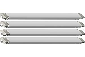 LumenTEC G13 LED Wannenleuchte, Werkstattleuchte, 36W 3600LM 120cm, IP65 Feuchtraumleuchte, Kaltweiss 170-250V, 4x KW