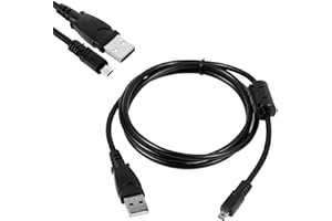 DAJING charger compatible with FUJIFILM FinePix - high-speed USB 2.0 cable for digital camera battery charging and data transfer