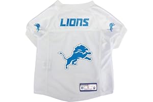 LITTLE EARTH PRODUCTIONS Littlearth NFL Basic Pet Jersey – Sporttrikot für Hunde und Katzen, Detroit Lions, XS – neues Logo
