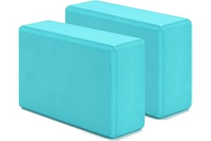 G5 HT SPORT Ladrillos de yoga [individual o en pares] Bloques de yoga de alta densidad y soporte, antideslizantes, hipoalergénicos | 22,5 x 15 cm, grosor 7 cm