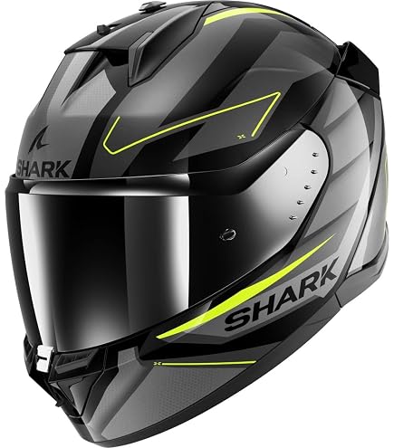 SHARK, Casco Moto Integrale SKWAL i3 LINIK Black/Grey KAA, XXL