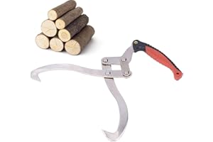 BONJUME Pinzas Para Troncos, Gancho De Elevación Para Troncos Manual Para Madera Pinzas Forestales Para Troncos De árboles Pinzas De Embalaje De Madera Pinzas De Elevación Jardín Manipulación De Madera