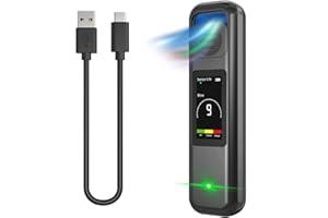 Tosaju Alcootest Ethylotest Electronique Testeur d'alcool d'haleine testeur Portable Breathalyzer Testeur USB capteur à Semi - conducteur Rechargeable testeur d'alcool à Cristaux liquides