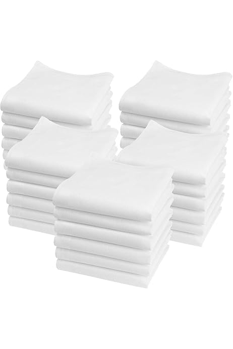 Mouchoirs En Tissu Coton Pour Hommes - Lot De 12 - 40x40 Cm - Carreaux Classiques Réutilisables