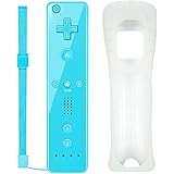 SogYupk Wii Fernbedienungen, Wireless Remote Gamepad Controller Kompatibel mit Nintendo Wii und Wii U Konsole mit Silikonhüll