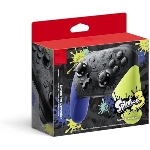 Nintendo Switch Pro Controller Splatoon 3 Edition (2022) : Amazon